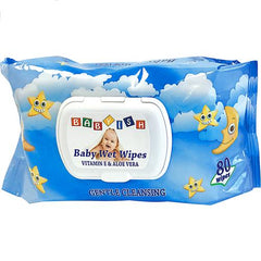 BABYISH WET TOWEL WIPES | 80CT | BLUE - TULUMBA