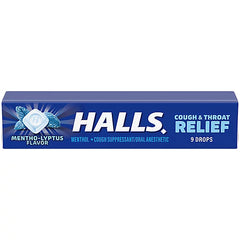 HALLS COUGH DROPS 9pcs || MENTHO-LYPTUS