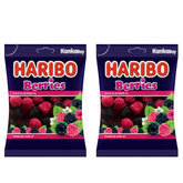 Haribo Berries 2.82 oz (80 g) x 2 pcs -Big Size