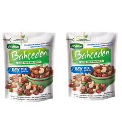 Peyman Bahceden Raw Mix Nuts 5.29 oz (150g) x 2 pcs -High Fiber - Gluten Free