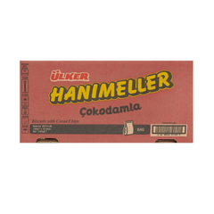 Ulker Hanımeller Cokodamla Chocolate Chips Cookies Pouch 5.29 oz (150g) x 12 pcs