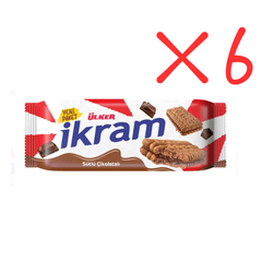 Ulker Ikram Chocolate Cream Biscuits 2.96 oz (84 g ) X 6 pcs