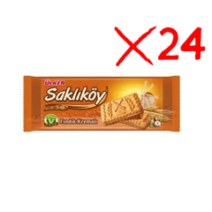 Ulker Saklikoy Milk & Oat Sandwich Biscuits 3.53 oz (100 g) X 24 pcs
