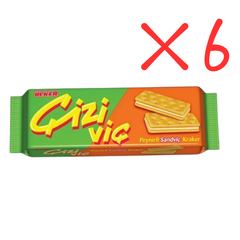 Ulker Cizivic Cheese Sandwich Crackers 2.89 oz (82 g) x 6 pcs