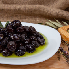 Toprak Oil Packed Sele Black Olives 231/260 35 oz (1 kg) (Yaglı Sele Zeytini)