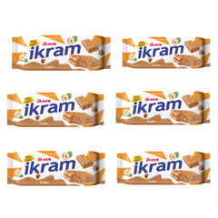 Ulker Ikram Hazelnut Cream Biscuits 2.96 oz (84 g) X 6 pcs