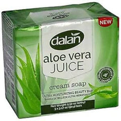 Aloe Vera Bar Soap 125g, 3-Pack x 2 pcs