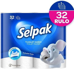 SELPAK TOILET PAPER 3-PLY | 32 ROLLS