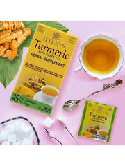 HYLEYS TURMERIC WITH GREEN TEA 1.32oz 25 Tea Bags
