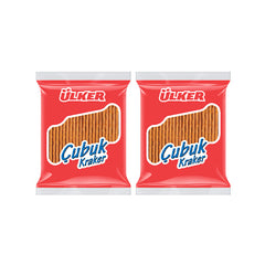 Ulker Plain Stick Crackers 2.82 oz (80 g ) - Large Pack x 2 pcs