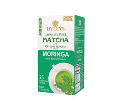 HYLEYS WELLNESS TEA MATCHA & MORINGA 1.32oz