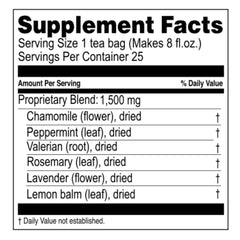 Hyleys Sleep Tea Chamomile – 1.32 oz – 25 Packs per Box