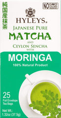 HYLEYS WELLNESS TEA MATCHA & MORINGA 1.32oz