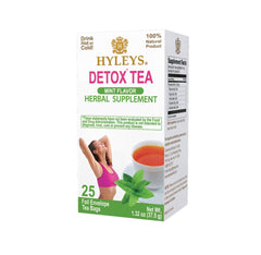 HYLEYS WELLNESS TEA DETOX & MINT 1.32oz X 25pc