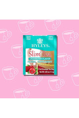 Hyleys Slim Tea Cranberry Flavor - Weight Loss Herbal Supplement Cleanse and Detox - 25 Tea Bags (1 Pack) - TULUMBA