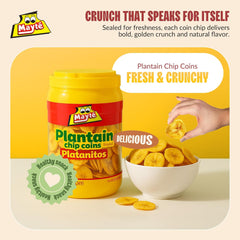 Mayte Plantain Chips Salt in Jars 20 oz (567g)