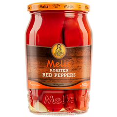 MELIS ROASTED RED PEPPERS 720 ML 24.3 FL OZ