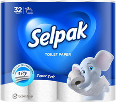 SELPAK TOILET PAPER 3-PLY | 32 ROLLS