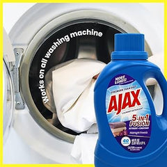 AJAX LIQUID LAUNDRY DETERGENT 5 IN 1 FUSION MIDNIGHT FRESSIA 60 OZ