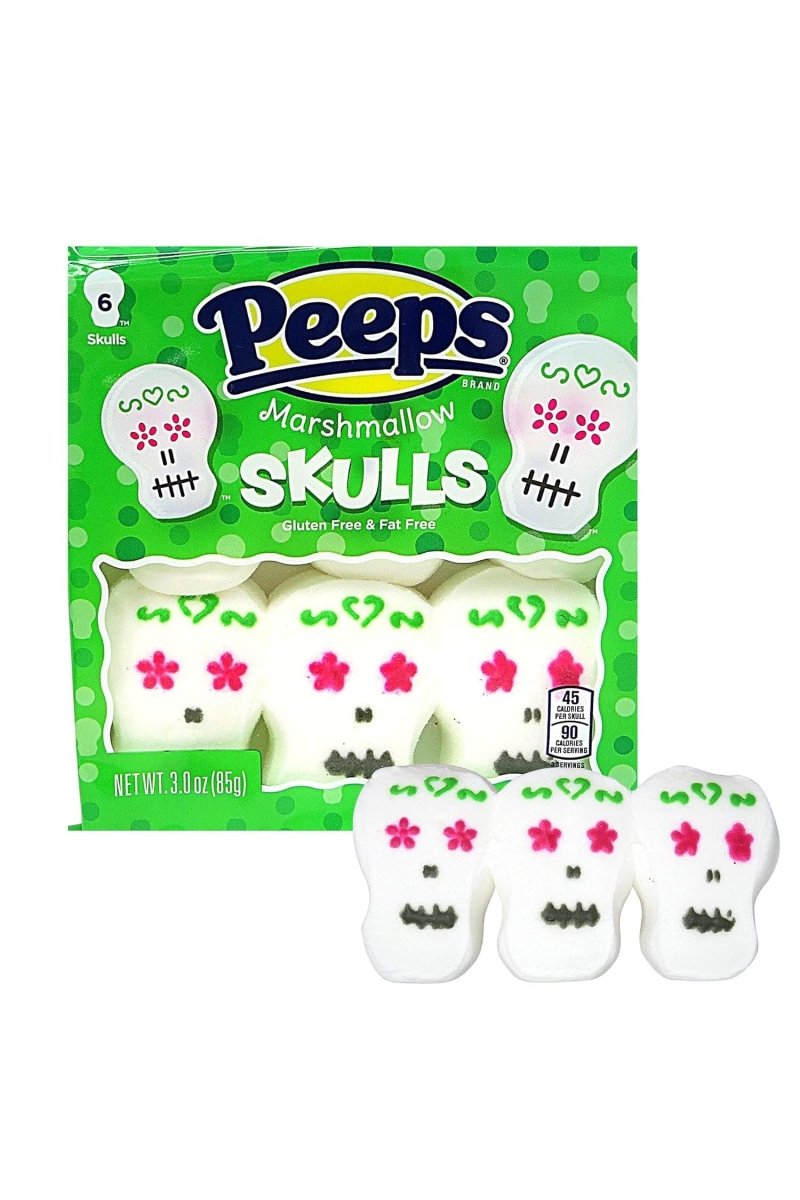 SKULLS PEEPS MARSHMALLOW 6ct - TULUMBA