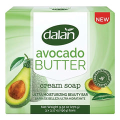 Dalan Cream Soap Avocado Butter 3X90 g (3.2 Oz)