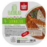 Lahmacun Skinny Crust G. Beef Flatbread Spicy (Hot) – 4 pcs