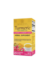 HYLEYS TURMERIC, RASPBERRY & CRANBERRY | W/GREEN TEA 1.32oz