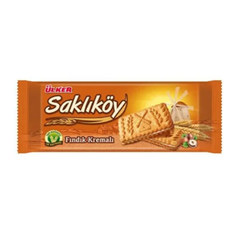 Ulker Saklikoy Milk & Oat Sandwich Biscuits 3.53 oz (100 g)