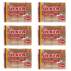 Ulker Potibor Biscuits 28.2 oz (800 g) (Pack of 4) x 6 pcs