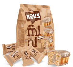BIFA KEKS OVAL MINI TIRAMISU FLAVOURED COATED TIRAMISU FLAVOURED SAUCED FILLED 180GR - TULUMBA