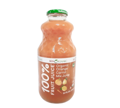 BEN ORGANIC ORANGE CARROT MIX JUICE 32 FL.OZ.