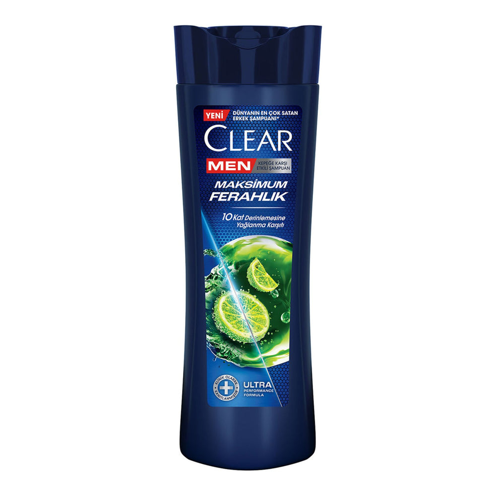 CLEAR MEN SHAMPOO 350ML (11.8oz - Maximum Refreshing Anti-Dandruff)