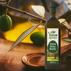 YUDUM EGEMDEN EVOO GLASS BOTTLE || 34 fl oz (1000ml)