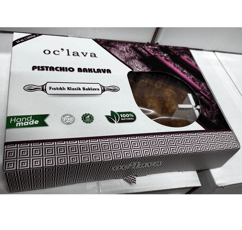 OC'LAVA Baklava With Pistachio 1KG - TULUMBA