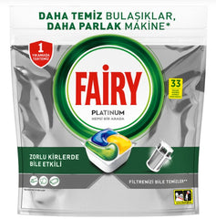 Fairy Platinum Dishwasher Tablets 33 Capsules
