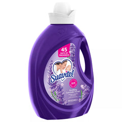 Suavitel Liquid Fabric Softener and Conditioner - Soothing Lavender - 105 fl oz