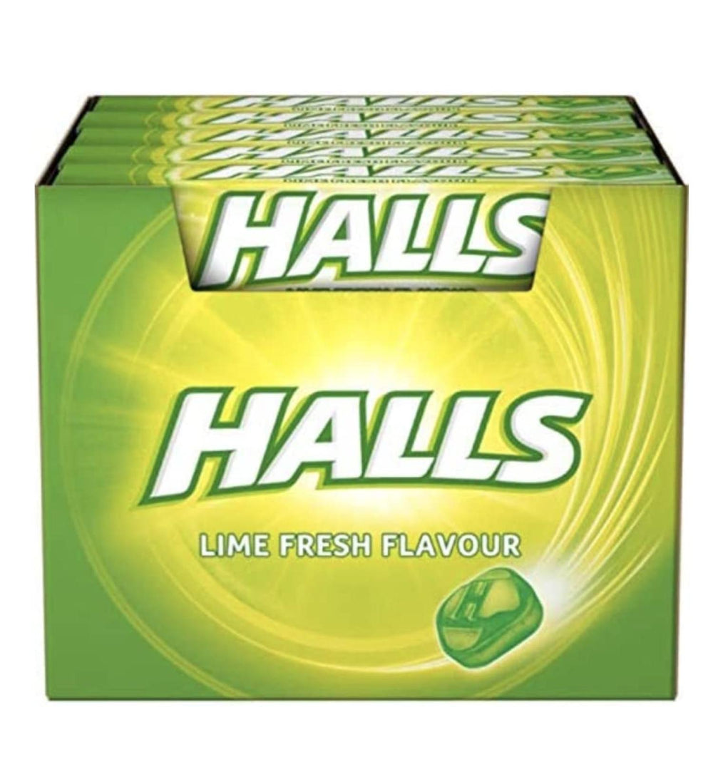 Halls Lime Cough Drops 9 Drops x 20 pcs