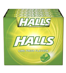 Halls Lime Cough Drops 9 Drops x 20 pcs