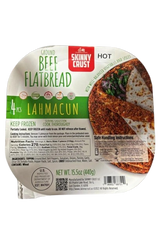 Lahmacun Skinny Crust G. Beef Flatbread Spicy (Hot) – 4 pcs