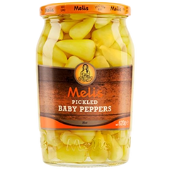 MELIS PICKLED BABY PEPPERS 720 ML (24 FL OZ)