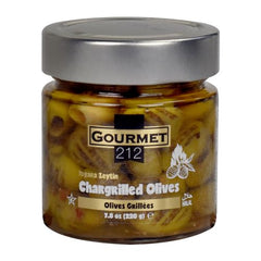 K - GURME212 CHARGRILLED OLIVE 7oz JAR - TULUMBA