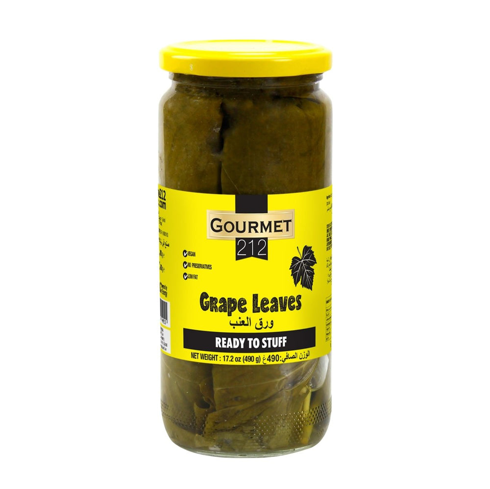 Gourmet212 Grape Leaves 490 gr Jar - TULUMBA