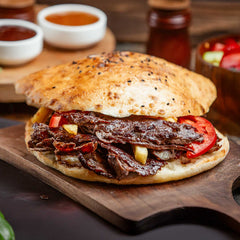 Moda Doner, Beef, Cooked, Sliced, Retail, 8oz (226g)