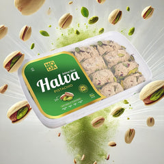 Moda Halva, Pistachio, Baklava Sliced, 16oz (454g)
