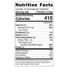 Moda Cake, Oreo, Pre-Sliced (9"), 12pcs x 110g = 2.9lbs (1320g)