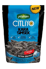 Peyman KARA SIMSEK Citliyo Black Sunflower Seeds Etra Salted 284gr - TULUMBA