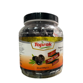 Toprak Oil Packed Sele Black Olives 231/260 35 oz (1 kg) (Yaglı Sele Zeytini)