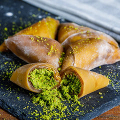 KEYIFCE ANTEP FISTIKLI OZEL PESTIL (MUSKA) DELIGHT WITH MOLASSES AND PISTACHIO 400gr