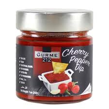 GURME212 CHERRY PEPPER DIP SAUCE 7oz JAR