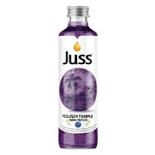 JUSS BLUEBERRY BASIL SEED DRINK 8.45 OZ (250ML)(GLASS BOTTLE) - TULUMBA
